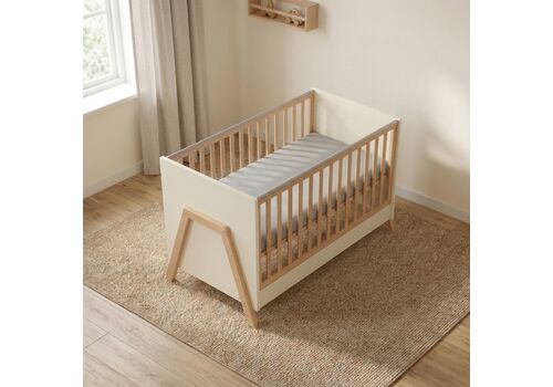 Casababy Oslo Vanilla Βρεφικό Κρεβάτι Μετατρεπόμενο Σε Προεφηβικό