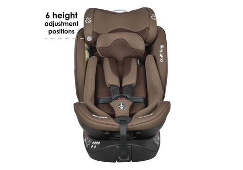 BEBE STARS ΚΑΘΙΣΜΑ ΑΥΤΟΚΙΝΗΤΟΥ AIR TOUCH I-SIZE 360° 40-150cm COFFEE