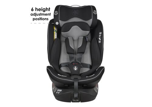 Bebe Stars ΚΑΘΙΣΜΑ ΑΥΤΟΚΙΝΗΤΟΥ AIR TOUCH I-SIZE 360° 40-150cm BLACK