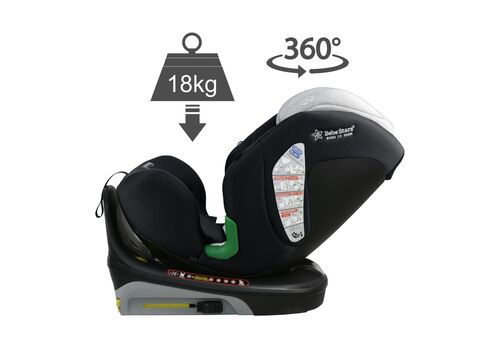 Κάθισμα Αυτοκινήτου NOBILE I-SIZE 360° 40-150cm BLACK ΚΩΔ 924-187 Bebe Stars