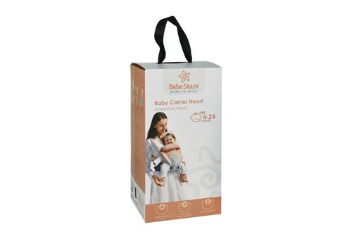 Bebe Stars ΜΑΡΣΙΠΟΣ HEART AIR MAX BLACK ΚΩΔ 224-188