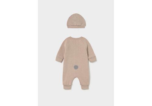 Mayoral Σετ 2 τμχ Φορμάκι με Σκουφάκι Beige 2659-095