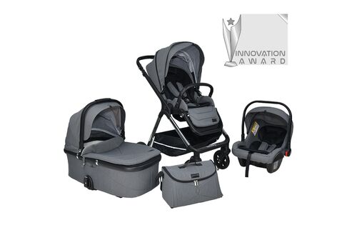ΠΟΛΥΚΑΡΟΤΣΙ NAMMOS 3 IN 1 Grey Bebe Stars