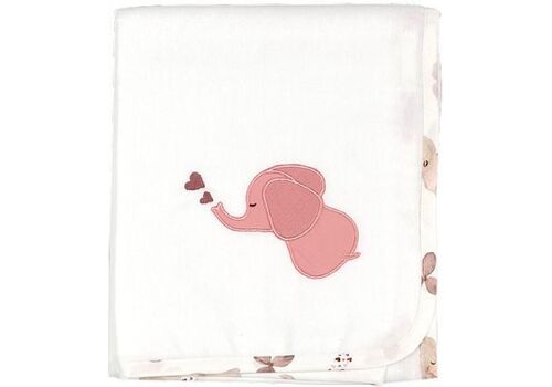 Baby Star Πάνα Φανέλα Elephant  85x85εκ.