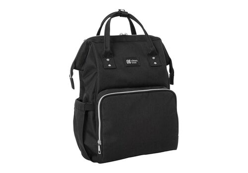 Τσάντα-Αλλαξιέρα Πλάτης Siena Black&Silver Kikkaboo Τσάντα-Αλλαξιέρα Πλάτης Siena Black&Silver Kikkaboo