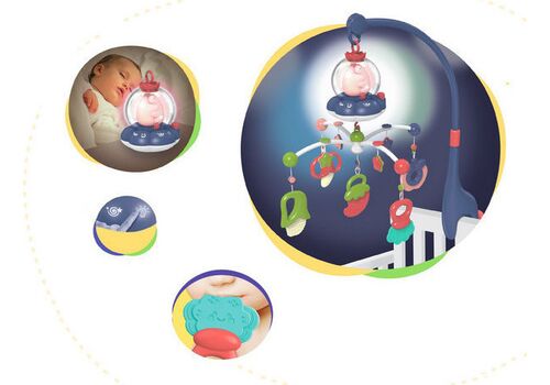 Kikka Boo Μουσικό Παιχνίδι Κούνιας All in one Pink