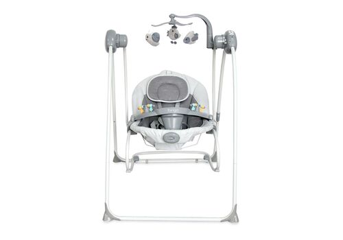 Ηλεκτρική Κούνια-Ρηλάξ 2 σε 1 Tango Grey Stars