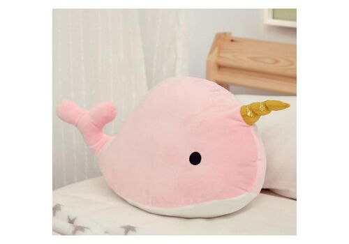 Βελούδινο Μαξιλάρι Ροζ Μονόκερος