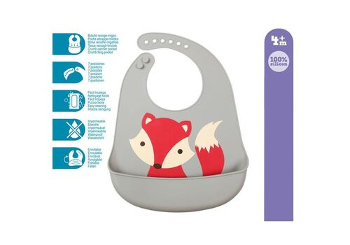 Σαλιάρα Σιλικόνης Αλεπού