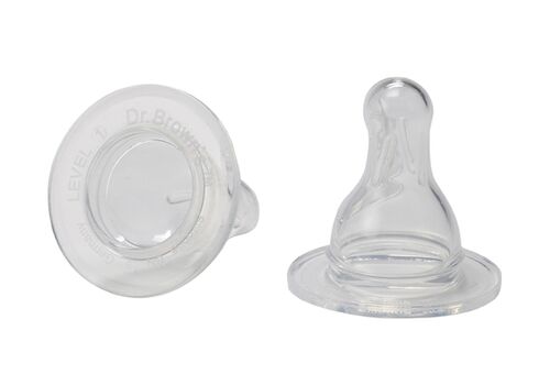 DrBrowns Bottle Nipples With Narrow Neck 0-3 Months (2 pcs.) DrBrowns Bottle Nipples With Narrow Neck 0-3 Months (2 pcs.)