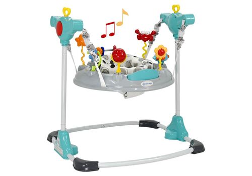 ΤΡΑΜΠΟΛΙΝΟ SEA ANIMALS ΓΚΡΙ BEBE STARS