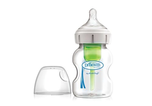 Μπιμπερό Γυάλινο Options+ Με Φαρδύ Λαιμό 150ml DrBrowns