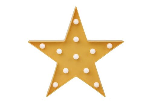 Φωτιστικό Led Κίτρινο Αστεράκι