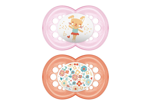 Mam Original Πιπίλα Latex Pink 6-16 μηνών