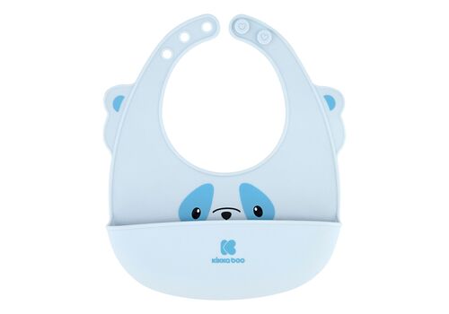 Βρεφική Σαλιάρα Σιλικόνης- Kikkaboo Silicone Bib Blue