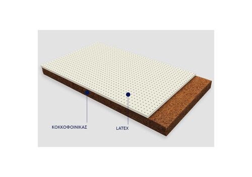 Στρώμα GRECO STROM Ερατώ με ύφασμα Οργανικό Βαμβάκι (έως 65x130cm)