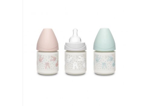 Γυάλινο Mπιμπερό Suavinex Hygge Slow 120 ml