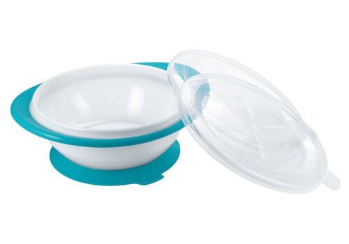 NUK Easy Learning Bowl Με Καπάκι 6m+