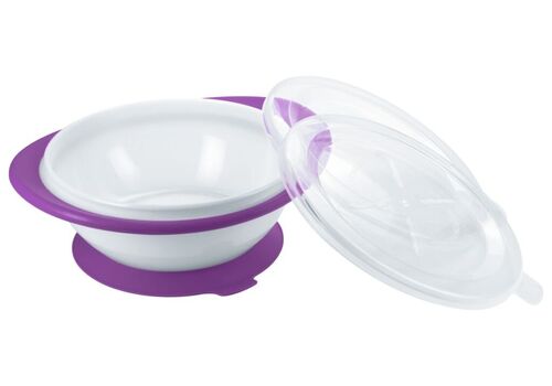 NUK Easy Learning Bowl Με Καπάκι 6m+
