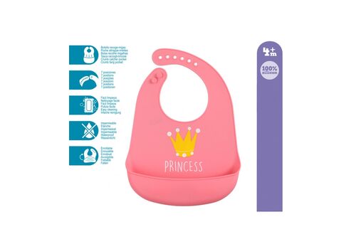 Σαλιάρα Σιλικόνης PRINCESS