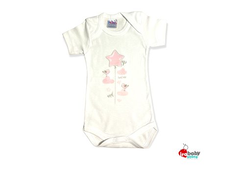 Cotton T-shirt Pink up bird Cotton T-shirt Pink up bird
