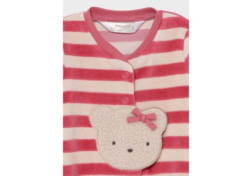 Πιτζαμάκι μακό ριγέ Νεογέννητο κορίτσι