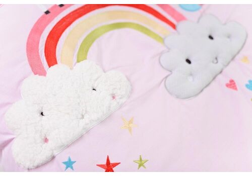 Bizzi Growin Βαμβακερό Πάπλωμα Rainbow & Unicorns