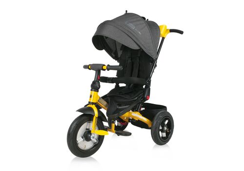 Τρίκυκλο Ποδηλατάκι Jaguar Air Wheels Black and Yellow Lorelli