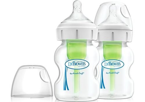 Μπιμπερό Γυάλινο Options+ Με Φαρδύ Λαιμό 150ml