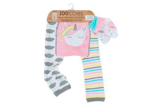 GRIP+EASY CRAWLER PANTS & SOCKS SET – ALLIE THE ALICORN
