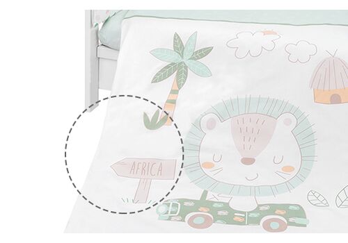 ΣΕΤ ΚΟΥΝΙΑΣ 2ΤΜΧ JUNGLE KING 70X140