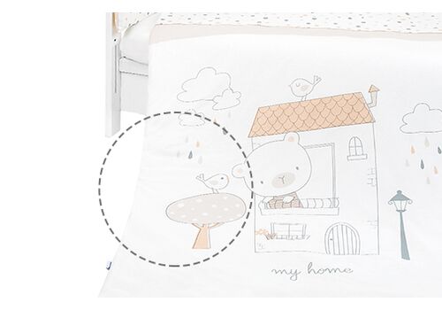 Σετ Προίκας Μωρού Για Κούνια 6τμχ 70/140 My Teddy