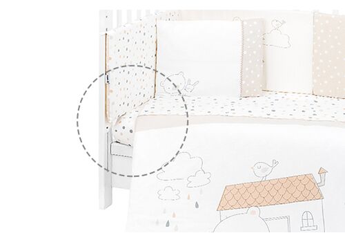 Σετ Προίκας Μωρού Για Κούνια 6τμχ 70/140 My Teddy