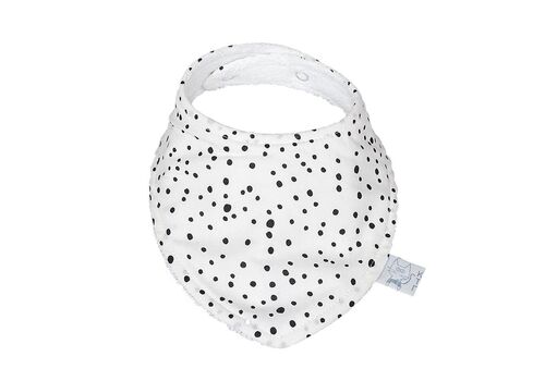 Βρεφική Σαλιάρα-Μπαντάνα Dots Ecru