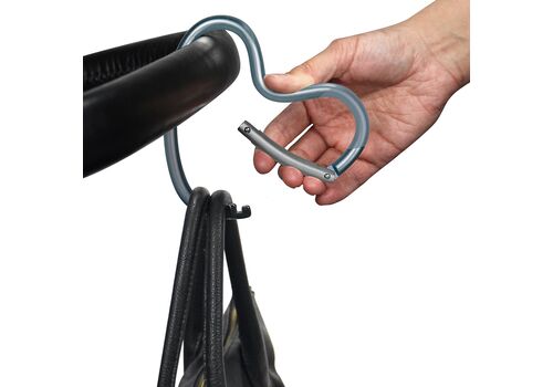 Dooky Γάντζος καροτσιού Καρδιά Silver