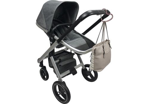 Dooky Γάντζος καροτσιού Καρδιά Pink