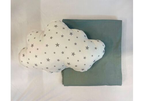 Κατωσέντονο Κούνιας με λάστιχο Grey