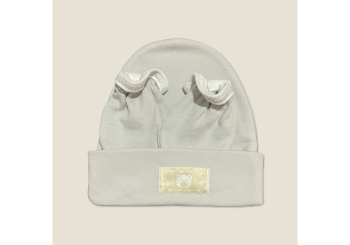 Σετ Σκουφάκι με Γαντάκια Γκρι