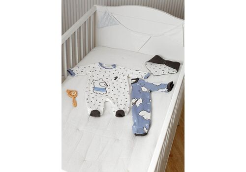 Σετ 2 πιτζαμάκια σαλιάρα Νεογέννητο αγόρι  Mayoral 2686