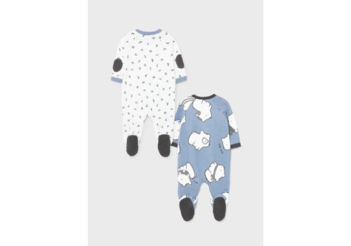 Σετ 2 πιτζαμάκια σαλιάρα Νεογέννητο αγόρι  Mayoral 2686