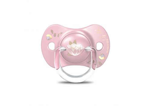 Suavinex Gold Physio Pink Suavinex Πιπίλες σιλικόνης 6/18 m