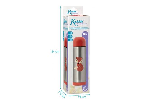 Θερμός Υγρών 500ml Kiokids Αλεπού