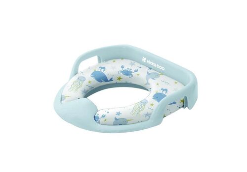 Κάθισμα Μαλακό Τουαλέτας με Λαβές και Πλάτη kikka Boo Σιελ