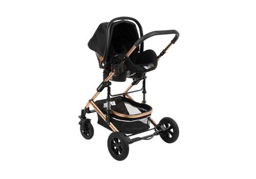 Παιδικό Καρότσι 3 in 1 Amaia BLACK KikkaBoo