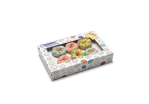 Dooky Σετ Δώρου: Βαμβακερά καλτσάκια 3 σετ 0-12 μηνών - Donut Tutti Frutti