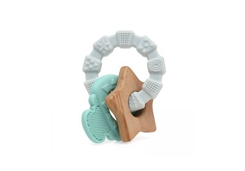 Μασητικό Σιλικόνης Ecofriendly Key Ring Mint