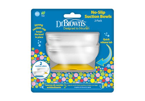 Dr Browns Μπολ φαγητού αντιολισθητικό Dr (2 τεμ)