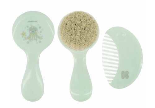 KIKKABOO ΣΕΤ ΒΡΕΦΙΚΗ ΒΟΥΡΤΣΑ ΜΕ ΦΥΣΙΚΗ ΤΡΙΧΑ ΚΑΙ ΧΤΕΝΑ BLUE