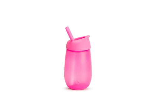 Munchkin Ποτήρι με Καλαμάκι Simple Clean Straw Cup Pink