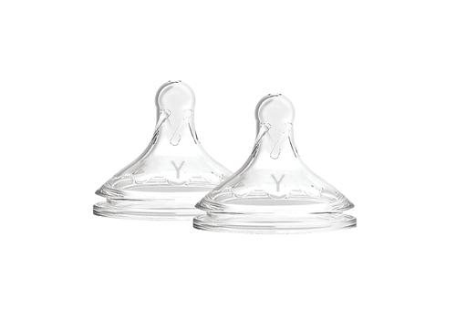 Θηλές Για Μπιμπερό Options+ 9m+Y Με Φαρδύ Λαιμό 2τμχ